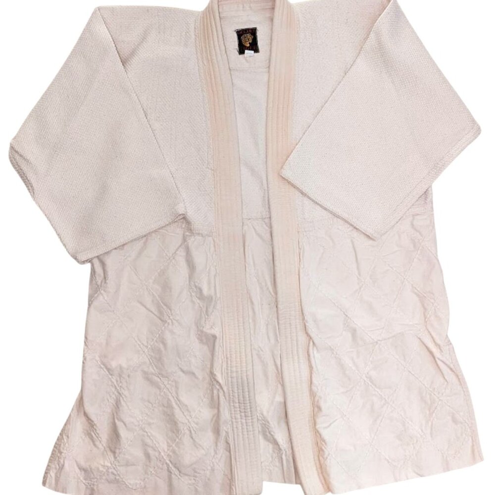 Mens Vintage Y2K Rare Golden Tiger MMA Karate Heavy Duty Short Robe/Coat Size S